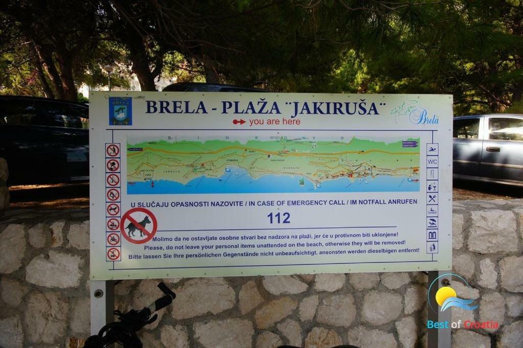 Apartmani Marija Jakir 브렐라 외부 사진